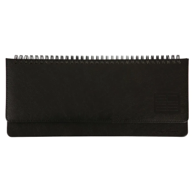 Планінг настільний 30х14 см Leo Planner датований 2026 "Persona", чорний, 128 сторінок