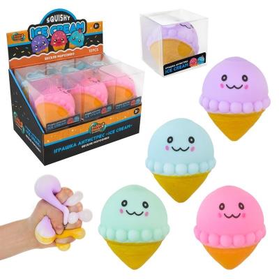 Антистрес YabbaDabba арт. YD2524 (72шт) морозиво 6,5*6,5*8 см 4 кольори 12шт дисплей 26,7*19,6*6,5см