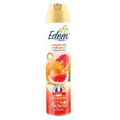 Освіжувач повітря Соковитий грейпфрут/ Air freshener Juicy grapefruit 300ml EDEM home (12 шт/ящ) Освіжувач повітря Соковитий грейпфрут/ Air freshener Juicy grapefruit 300ml EDEM home (12 шт/ящ)