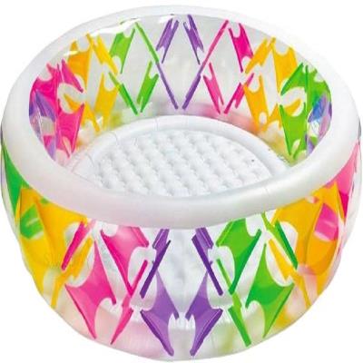 Басейн надувн. 56494 (2шт) "Колесо", круглий, вініл, (6 років), реф.дно, рем комплект,в кор. 229*56см Басейн надувн. 56494 (2шт) "Колесо", круглий, вініл, (6 років), реф.дно, рем комплект,в кор. 229*56см