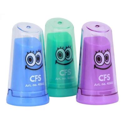 Чинка CoolForSchool 40660, "Посмішка", 1 лезо, пластикова, з контейнером (48/2304) Чинка CoolForSchool 40660, "Посмішка", 1 лезо, пластикова, з контейнером (48/2304)