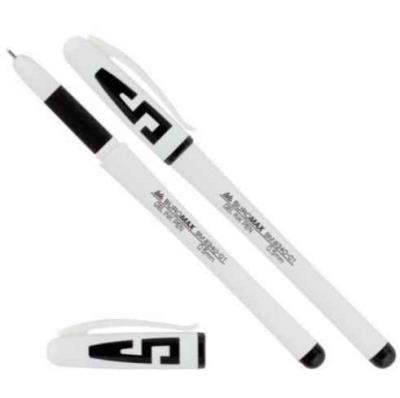 Ручка гелева Buromax, 0.5 мм, чорна, BM.8340-01, (12/1728) Ручка гелева Buromax, 0.5 мм, чорна, BM.8340-01, (12/1728)