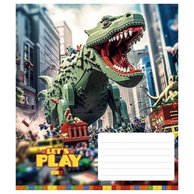 Зошит учнівський, 18арк., у клітинку, ВД-лак, Школярик