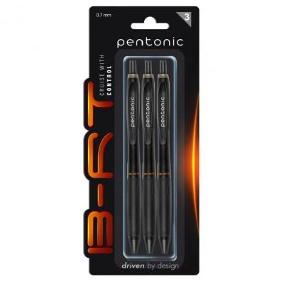 Ручка кульк/масл авт. Pentonic BRT чорна 0,7 мм LINC 3шт/пак Ручка кульк/масл авт. Pentonic BRT чорна 0,7 мм LINC 3шт/пак