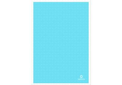 Папка-куточок А4 Optima, 180 мкм, фактура "Вишиванка", блакитна (10)