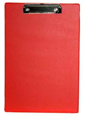 Планшет з кліпом, А4, PVC, черв.., 4-257-01, 4Office