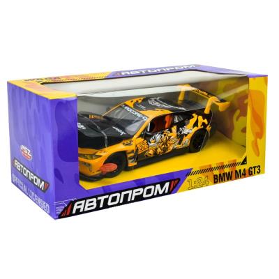 Іграшка машина мет. АВТОПРОМ арт. 68296A(Y) (12шт) 1:24 BMW M4 GT3, батар,світло,звук,відкр.двері,ко