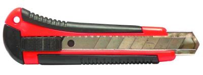 Нож трафаретный 4Office, 4-348, ширина 18мм, автофіксатор, металлические направляющие, резиновые