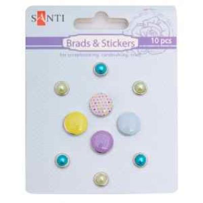 Брадси Santi, "Кольорові точки", 10 шт (1/1/0/750) Брадси Santi, "Кольорові точки", 10 шт (1/1/0/750)