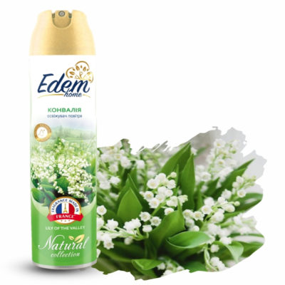 Освіжувач повітря Конвалія/ Air freshener Lily of the valley 300ml EDEM home (12 шт/ящ)