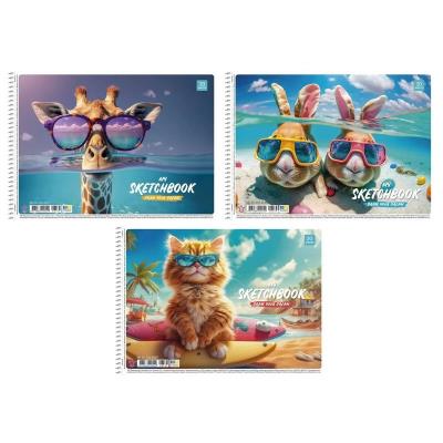 Альбом для малювання, спiраль, 20арк., 100г/м2, Star Альбом для малювання, спiраль, 20арк., 100г/м2, Star