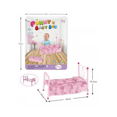 Ліжечко арт. CS7867-1/2 (36шт/2) мікс 2 види, р-р ліжка 26*43*30,5 короб. 32*25см Ліжечко арт. CS7867-1/2 (36шт/2) мікс 2 види, р-р ліжка 26*43*30,5 короб. 32*25см