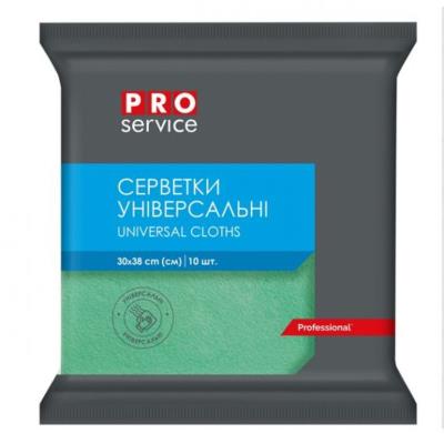 Серветки віскозні для прибирання 30*38 10шт., колір зелений (20шт/ящ)