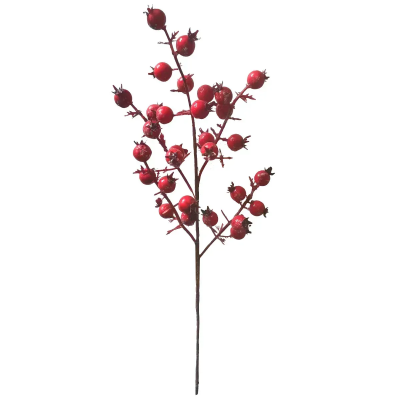 Гілка декоративна Yes! Fun "Шипшина" засніжена, 36 см