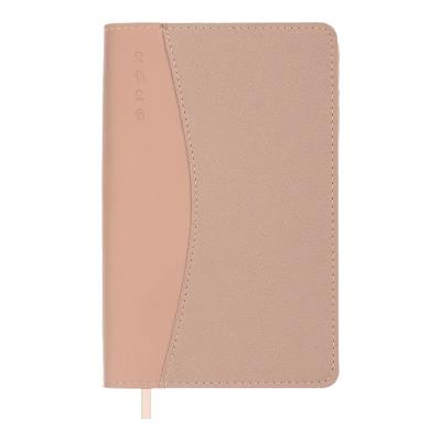 Щоденник датов. 2026 AURORA, A6, рожевий, штучна шкіра/поролон