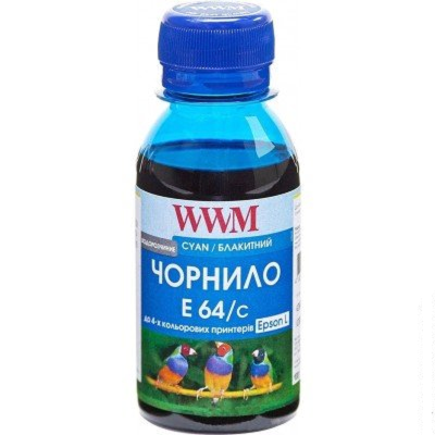 Чорнило WWM для Epson L110/L210/L355 100г Cyan водорозчинне (E64/C-2)