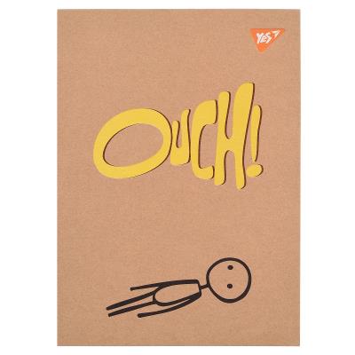 Блокнот В6/80 кл клей, білила YES Art collection крафт