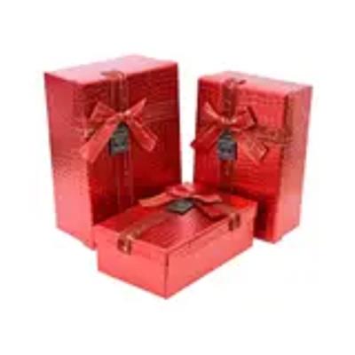 Подарункова коробка прямокутна з бантом1 шт.11038250/1 Подарункова коробка прямокутна з бантом1 шт.11038250/1