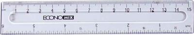 Лінійка Economix 81310, 15 см (50/2400) Лінійка Economix 81310, 15 см (50/2400)