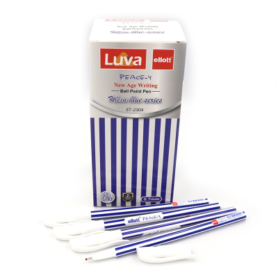 ET2304 Ручка кульк. Ellot "Luva Peace-U" син. 50PC BOX