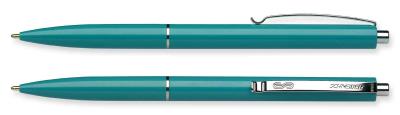 Ручка кулькова, автоматична SCHNEIDER К15, 0,7 мм. корпус бірюзовий, пише синім, S930857, (50)