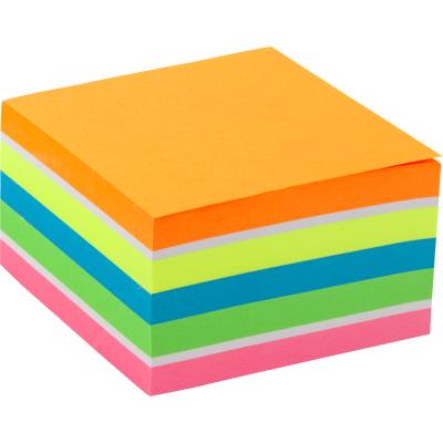 Блок бумаги с клейким слоем Axent 2326-53-A, 75x75 мм, 450 листов, неоновые цвета