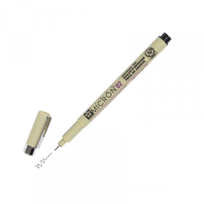 Лінер PIGMA MICRON (0.2), 0,3мм, Чорний, Sakura