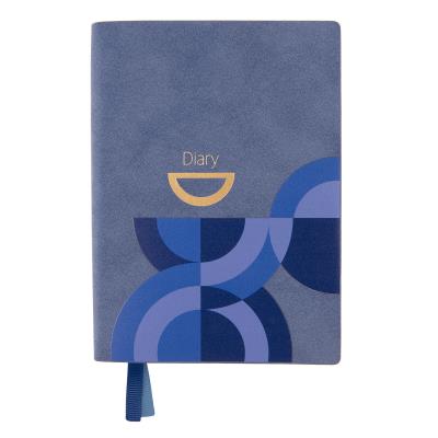 Діловий записник А6 дата Leo Planner "Apiro", м'який, 352 стор., синій Діловий записник А6 дата Leo Planner "Apiro", м'який, 352 стор., синій