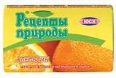 Мило туалетне ЮСІ, Рецепти Природи, Апельсин 384572, 70 г, в обгортці (1/20) Мило туалетне ЮСІ, Рецепти Природи, Апельсин 384572, 70 г, в обгортці (1/20)