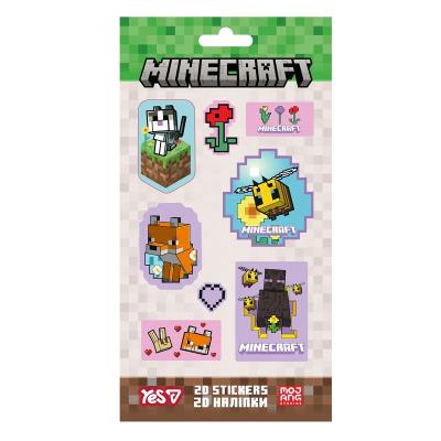 Набір наліпок 2D Yes "Minecraft.Spring Cute"
