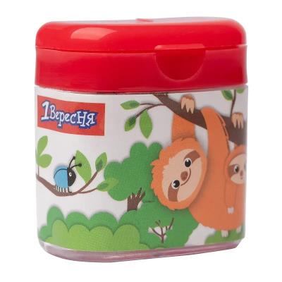 Точилка подвійна з кришкою 1Вересня "Zoo Land" Точилка подвійна з кришкою 1Вересня "Zoo Land"