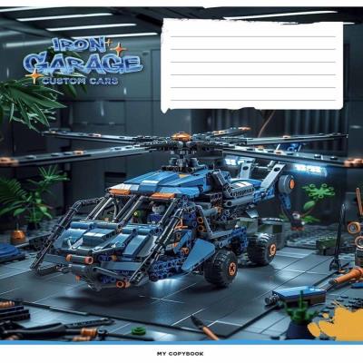 Зошит учнівський, 12арк., у лінію, виб.УФ-лак,, Star