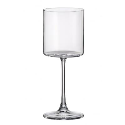 Посуд скляний «Crystal Bohemia» Junco - набір келихів для вина 400мл (по 6 шт)