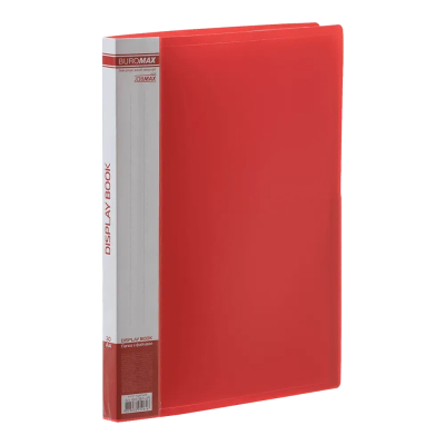 /Папка з 30 файлами А4 JOBMAX, червоний