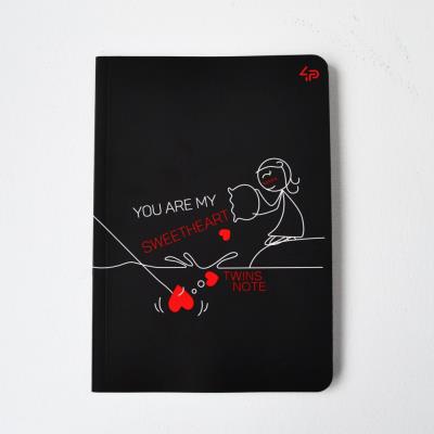 Блокнот TM Profiplan "Twins series" sweetheart, А5, 80 страниц, клетка Блокнот TM Profiplan "Twins series" sweetheart, А5, 80 страниц, клетка