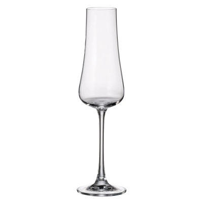 Посуд скляний «Crystal Bohemia» Iduna - набір келихів для шампанського 250мл (по 6 шт)