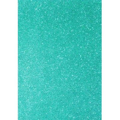 Фоаміран ЕВА SANTI м'ятний з голографічним гліттером, 200*300 мм, товщина 1,7 мм, 1 арк