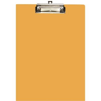 Планшет A4 з притиском та підвісом, пластик, помаранчевий