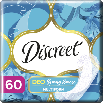 53096 DISCREET Щоденні гіг. прокл. Део Спінт Бріз Мультіформ Triple 60шт