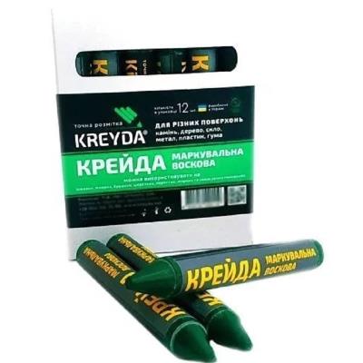Крейда маркувальна (KREYDA, зелена 13мм, набір 12 шт.) за 1 шт. Крейда маркувальна (KREYDA, зелена 13мм, набір 12 шт.) за 1 шт.