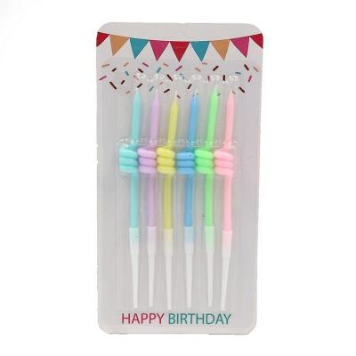 DSCN9391 Набір свічок для торта "Happy birthday" 6шт., блістер