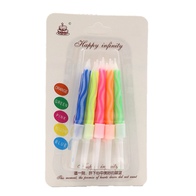 Набір свічок для торта "Happy birthday" 10шт., блістер DSCN9314