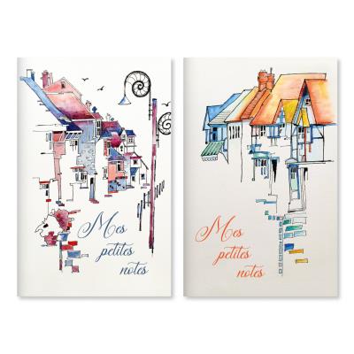 Блокнот А6 (100х155), 48 арк., обкл.картон, скоба, "Смайл"