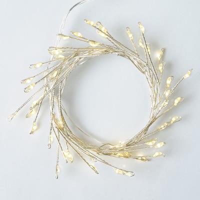 Електрогірлянда Yes! Fun Кластер на мідному дроті 50 LED хол-біла 1 м статична батарейки Електрогірлянда Yes! Fun Кластер на мідному дроті 50 LED хол-біла 1 м статична батарейки