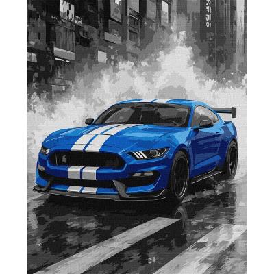 Набір для розпису по номерах "Сині перегони" 40х50см