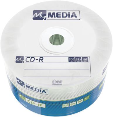 Диск CD MyMedia CD-R 700Mb 52x MATT SILVER Wrap ціна за 1 шт, 