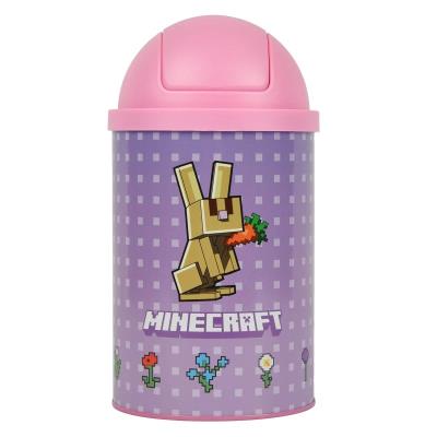 Настільний контейнер для сміття Yes “Minecraft.Spring” металевий, 10*18см