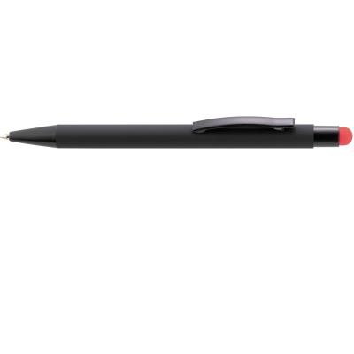 Ручка кул автом синя корп чорн зі стилусом Ручка кул автом синя корп чорн зі стилусом