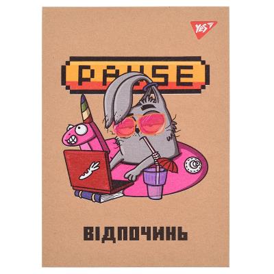 Блокнот В6/80 кл клей, білила YES Urban animals крафт Блокнот В6/80 кл клей, білила YES Urban animals крафт