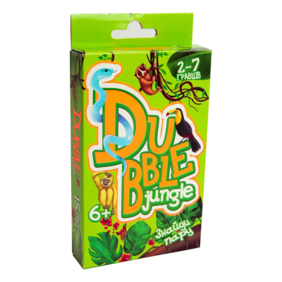 Настільна гра 30344 (укр) "Dubble jungle", в коробці 8-12,8-2,2 см